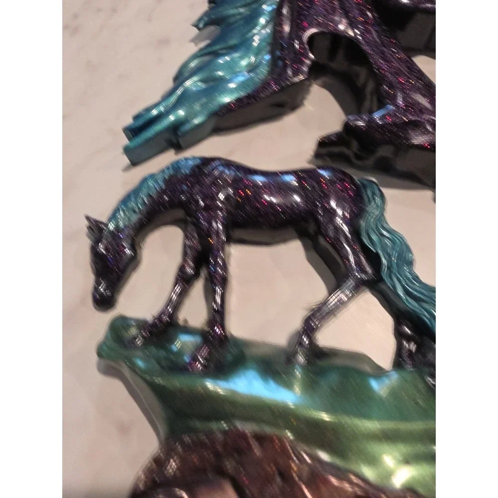 Handmade Resin Horse Wall Hanging
